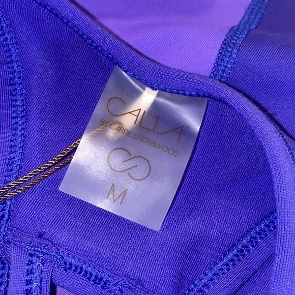 CALIA by Carrie Underwood Strap Back Double Layer Tank Top NEW - Picture 8 of 9